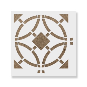 Sablon Perete vopsire, tencuiala 0.7mm Una Tile Stencil Refolosibil, model MXSP7270 - Img 2
