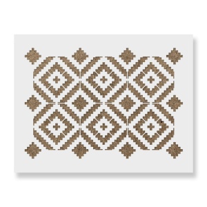 Sablon Perete vopsire, tencuiala 900x600x0.7mm Urban Tribal Refolosibil, model MXSP7105