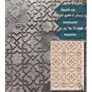 Sablon Perete vopsire, tencuiala Faianță Marocană model MXSP7664 marime 340 x500 mm