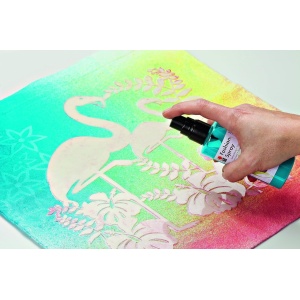 Sablon tip Silueta Flamingo pentru textil, mobila, perete dimensiune 300x300 mm grosime 0,3mm model MXSP7387 - Img 3