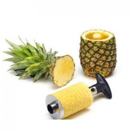 Pela/svuota ananas in acciaio inox - Kg. 18 - cm 45x39x72h