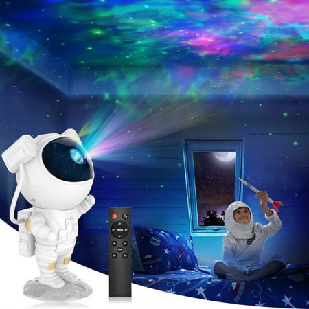 LED Galaxy projektor lampa Astronaut