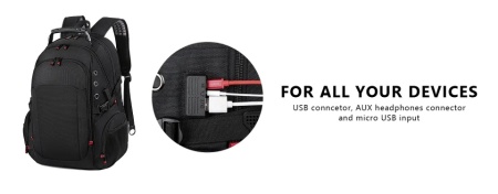 Poslovni ranac BERN sa USB i Audio konektorom - Img 5