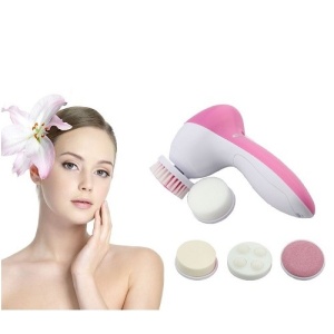 Beauty masažer za dubinsko čišćenje i piling lica sa 5 nastavaka - Img 4