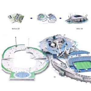 Etihad 3D Puzzle stadion FK Manchester City - Img 4