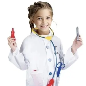 Set za male doktore – dečiji doktor komplet sa mantilom i medicinskim priborom - Img 1