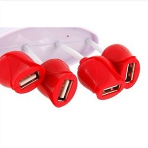 4-portni 2.0 High Speed USB Hub kao saksija sa ružama - Img 3