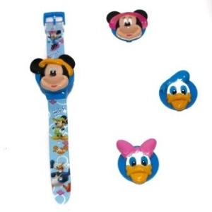 Dečiji satovi sa Disney junacima. Digitalni sa tri zamenljiva Flip on poklopca - Img 2