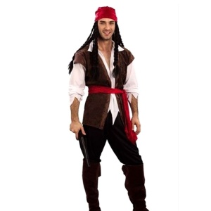 Kostim Pirata Jack Sparrow za odrasle - Img 2
