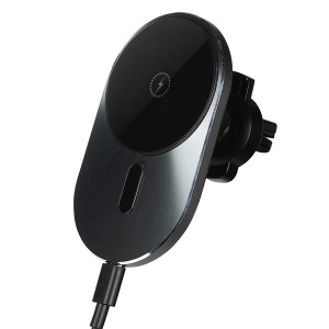 Magnetni držač i bežični punjač za telefone u autu - Img 4