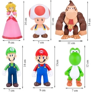 Super Mario set od 6 akcionih figura - Img 5
