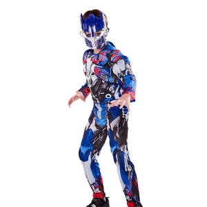 Kostim Transformers Optimus Prime sa mišićima i maskom - Img 3