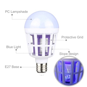 2u1 Mosquito Killer – LED sijalica protiv komaraca + noćno svetlo - Img 3