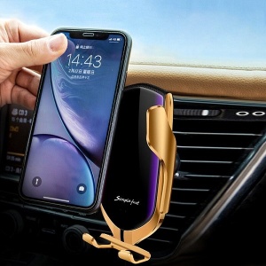 2u1 pametni Auto držač sa senzorom i Bežični punjač za telefon - Img 5