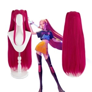 KPOP Mira perika sa crvenom pletenicom iz Lovaca na demone