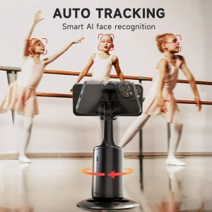 Smart tripod rotacioni držač za telefon sa inteligentnim prepoznavanjem lica i pokreta - Img 6
