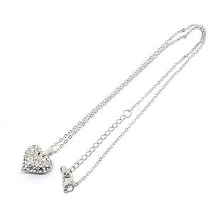 Crystal Heart ogrlica srce sa cirkonima - Img 3