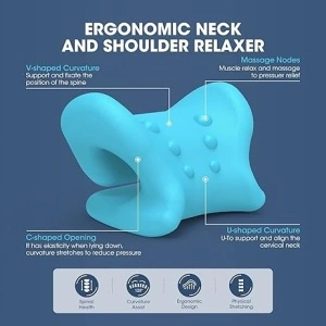 Ergonomski jastuk za istezanje i opuštanje vrata - Img 3