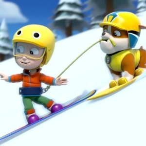 Patrolne Šape figure sa transform rančevima i snowbordom - Img 5
