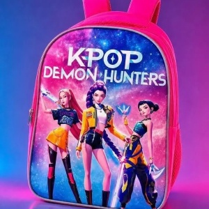 Roze Kpop školski ranac za školu – prednja strana ranca