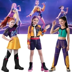 Kostimi KPop "Lovci na Demone" - Rumi, Mira, Zoey i Jinu