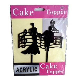 Akrilni ukrasi za vrh torte - Img 2