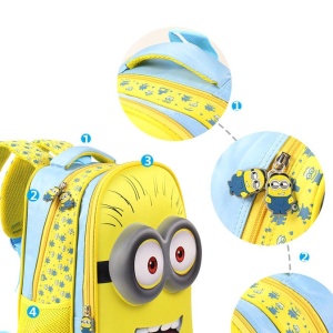 Minions 3D veliki školski ranac - Img 4