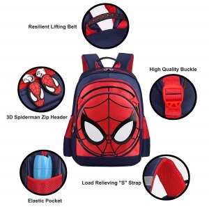 Spiderman dečiji školski ranac + torbica za rame - Img 4