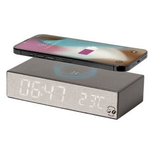 Digitalni stoni LCD sat sa bežičnim punjačem - Img 2