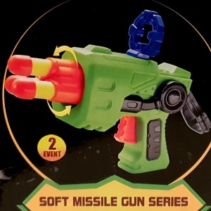 Soft Gun set sa 2 pištolja i 6 metaka - Img 5
