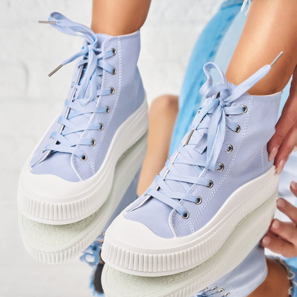Női sneakers (utcai sportcipő) Textil Kék Macpela A1942