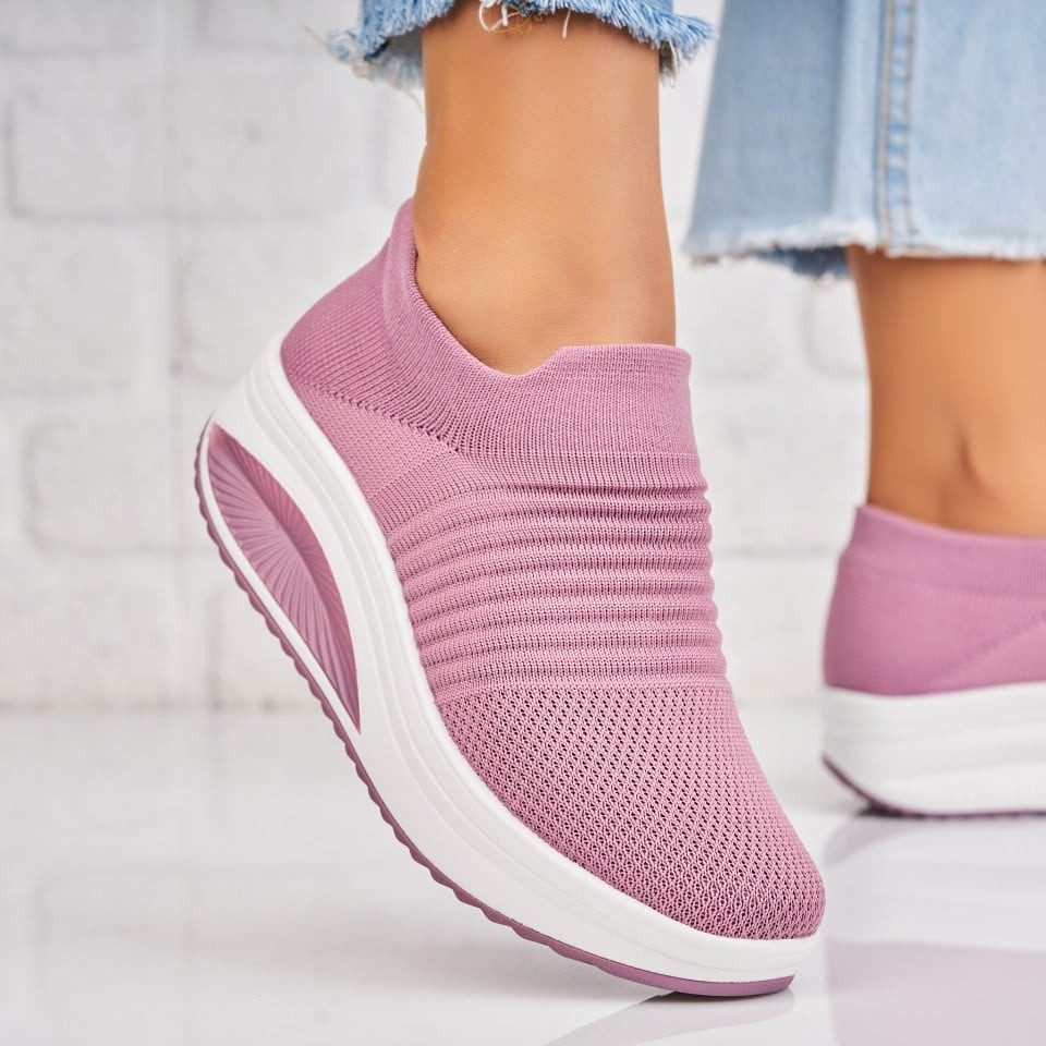 Sportcipők Textil Rózsaszín Mabel A4921