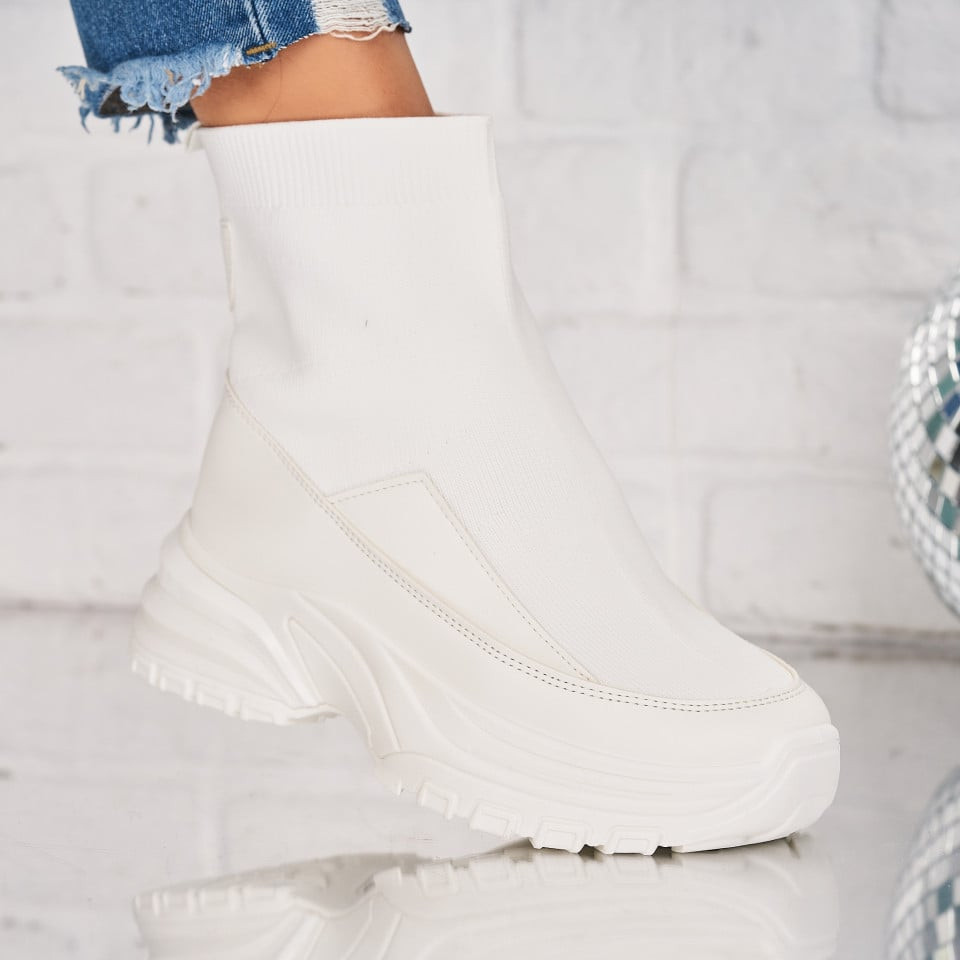 Női sneakers (utcai sportcipő) Textil Fehér Cheyenne X8672