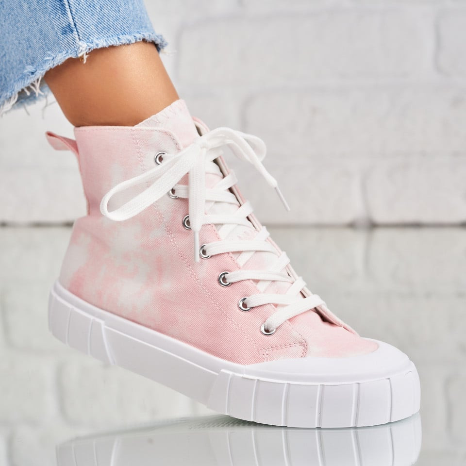 Sneakers (utcai sportcipő) Textil Rózsaszín Zianne A2022