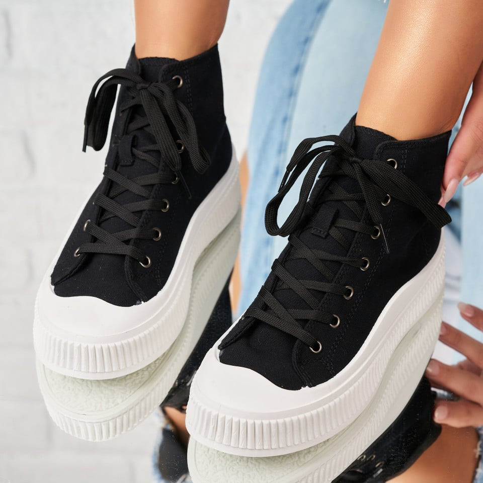 Női sneakers (utcai sportcipő) Textil Fekete Macpela2 A1946