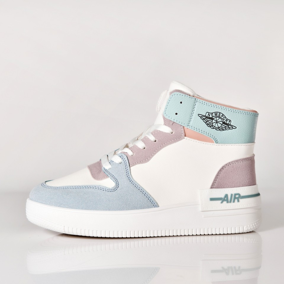 Sneakers (utcai sportcipő) Ökológiai bőr Kék Averly A7104