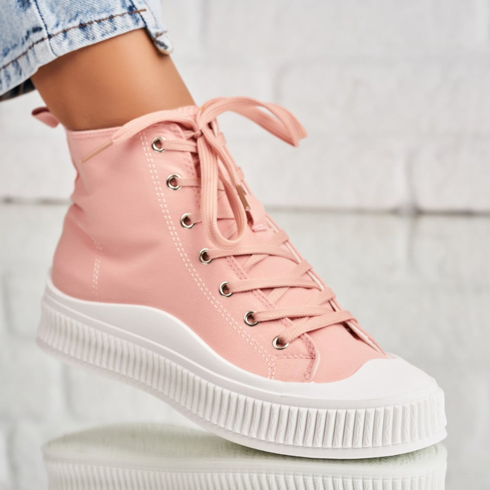Női sneakers (utcai sportcipő) Textil Rózsaszín Macpela A1941