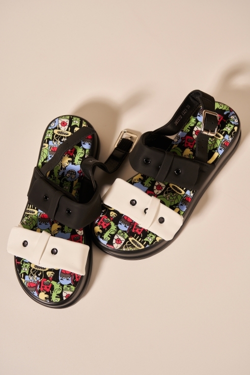 Telitalpú szandálok Ökológiai bőr Fehér Yokya - Img 2
