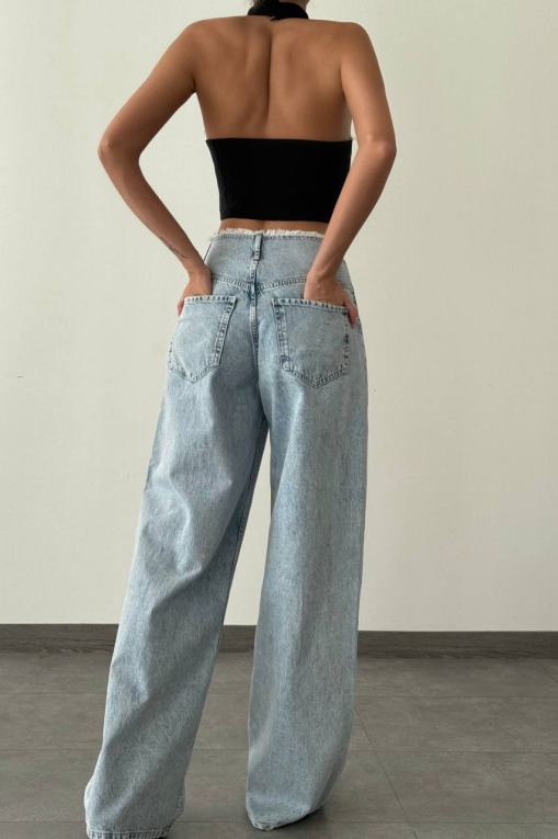 Női oversize farmer Kék Coraline - Img 10