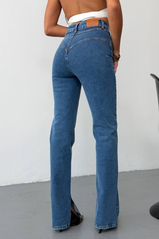 Női skinny fit farmer Kék Vrishy - Img 3