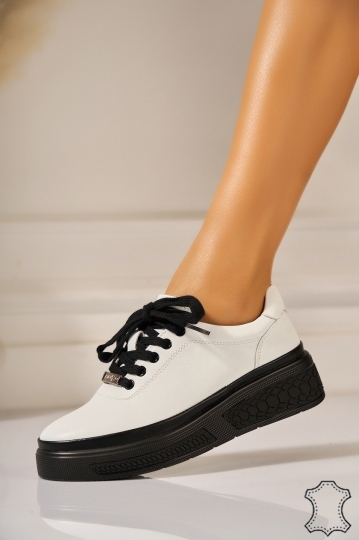 Bőr sportcipők Bőr Fehér Eriksa