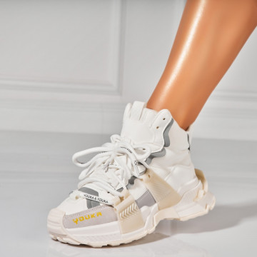 Sneakers (utcai sportcipő) Ökológiai bőr Fehér Orry