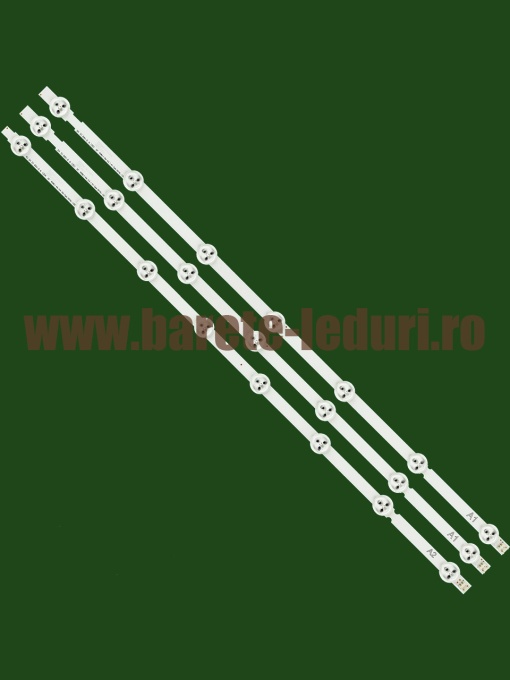 Set barete LED LG 32 inch - 2 barete x 7 leduri + 1 bareta x 8 leduri- ROW2.1 Rev0.09 6916L-1295A, 6916L-1296A, 6916L-1204A, 6916L-1426A - 6916L-1107A + 6916L-1108A