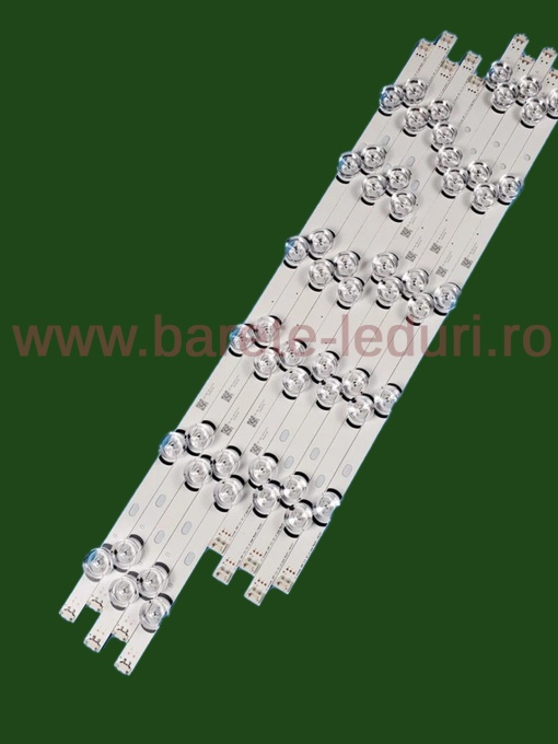 Set barete leduri LG 55 inch 5 barete x 6 leduri + 5 barete x 5 leduri - LG DRT 3.0 55'', 6916L_2232A, _2233A compatibile cu seriile 55 LB / 55 LF / 55 LY