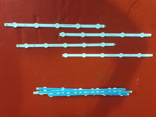 Set barete leduri LG 42 inch - 10 barete x 5 leduri modele 42LN5400, 42LN577S, 42LN540V, 42LN6138, 42LA620SZA, 42LA6130, 42LN575S