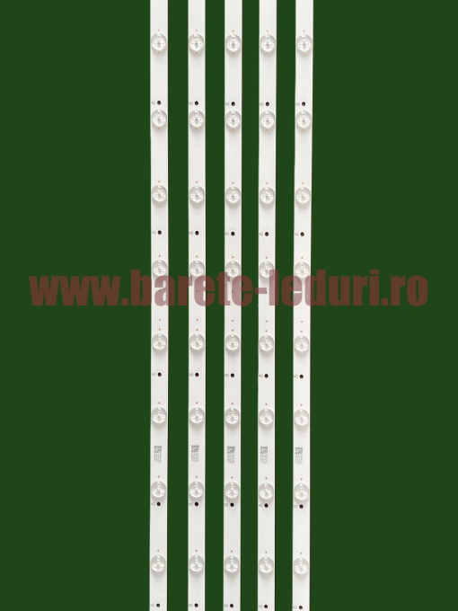 Set barete leduri Philips 43" - 5 barete x 12 leduri compatibile cu seria 43 PUS/PUT GJ-2K16-430-D512-V4