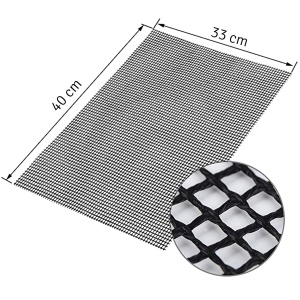Covoras antiaderent din teflon pentru gatitul pe gratar, reutilizabil, lavabil, 40 x 33 cm - Img 3