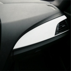 Folie Auto Colantare Trimuri, Model Piele Alba, 100 x 45cm - Img 1