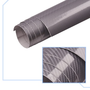Folie colantare auto Carbon 5D Lacuit Argintiu (3,0m x 1,52m) - Img 4