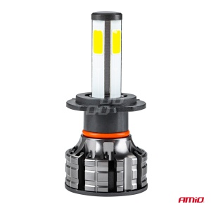 Instalatie LED COB 2Side AMiO, compatibil H7, destinat competitiilor auto sau off-road - Img 2